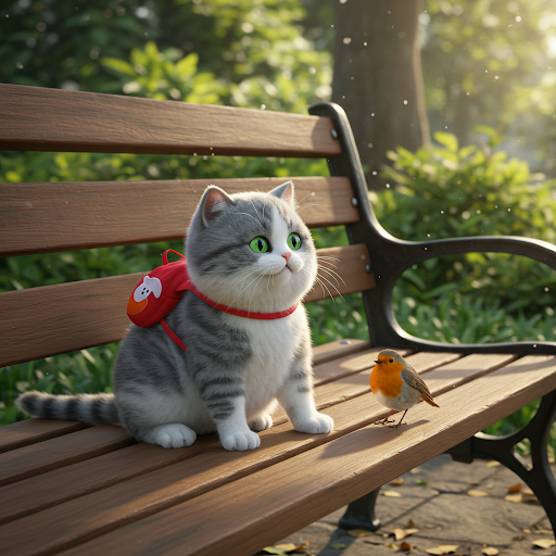 chubby cat looking bird3